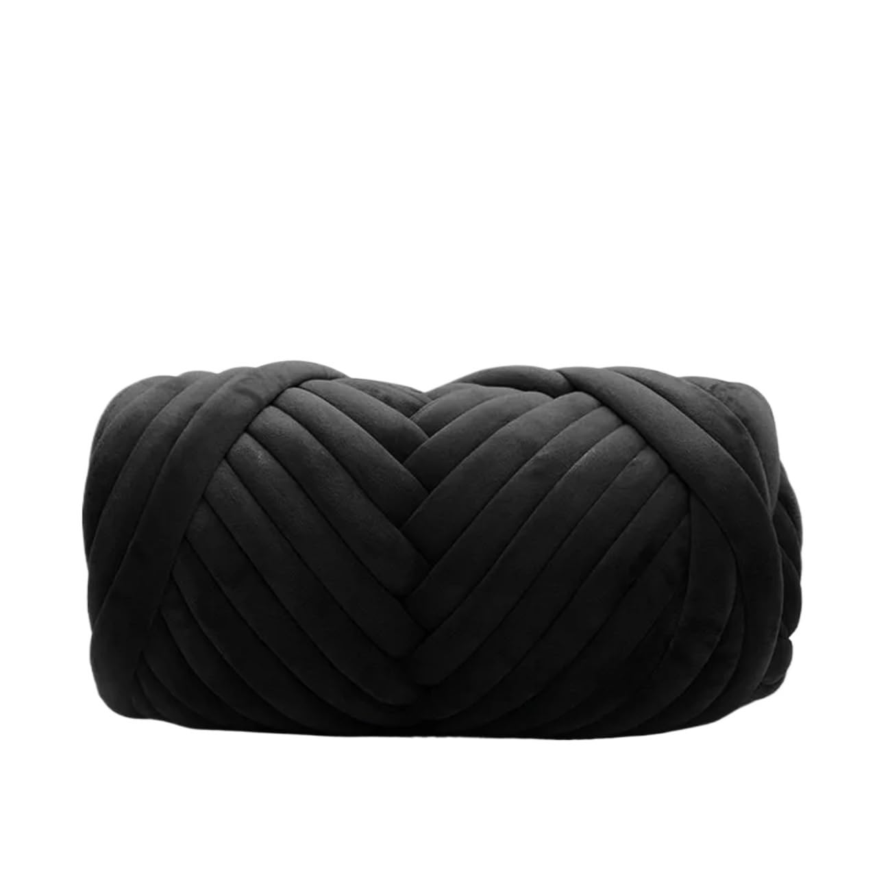 Filato Per Uncinetto Filato spesso e voluminoso Super Velvet da 1 kg e 1000 g, sacchetto bianco for lavori a maglia a mano, fai da te, coperta morbida e grande, tappeto(Dark 1KG)