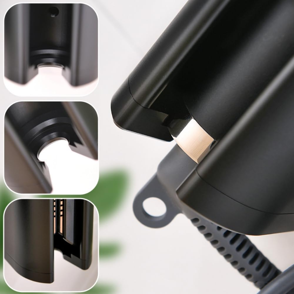 Supporto da Parete per Dyson Airstrait, Supporto in Alluminio Compatibile con Dyson Airstrait HT01 / Airwrap, Staffa in Lega di Alluminio con Adesivo Accessori