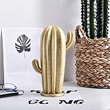 figura cactus decoracion DecoraciÓn Perfecta: Esta Escultura De Cactus Está Pintada Uniformemente Con Colores Frescos Y Brillantes, Y Con Grano Realista, Que Hacen Que La Vida De La Estatua-Como. Toda La Estatua De Cactus Puede Hacer Que La Gente Se Sienta Apasionada, Vigoroso Y vitalidad. Es Una Decoración Perfecta Para El hogar.