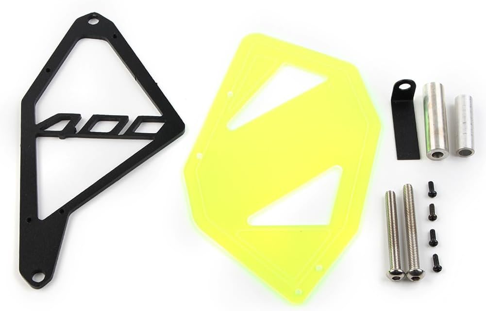 YFUK Motorcycle Front Sprocket Cover Chain Protector Guard 1pc CNC Aluminium 6061-T6 for Ninja400 2018-2021 Yellow