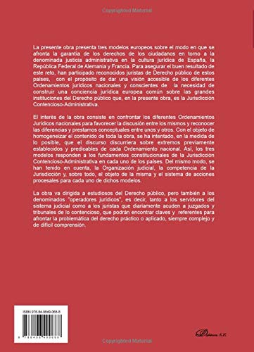 Modelos Europeos De Justicia Contencioso-Administrativa