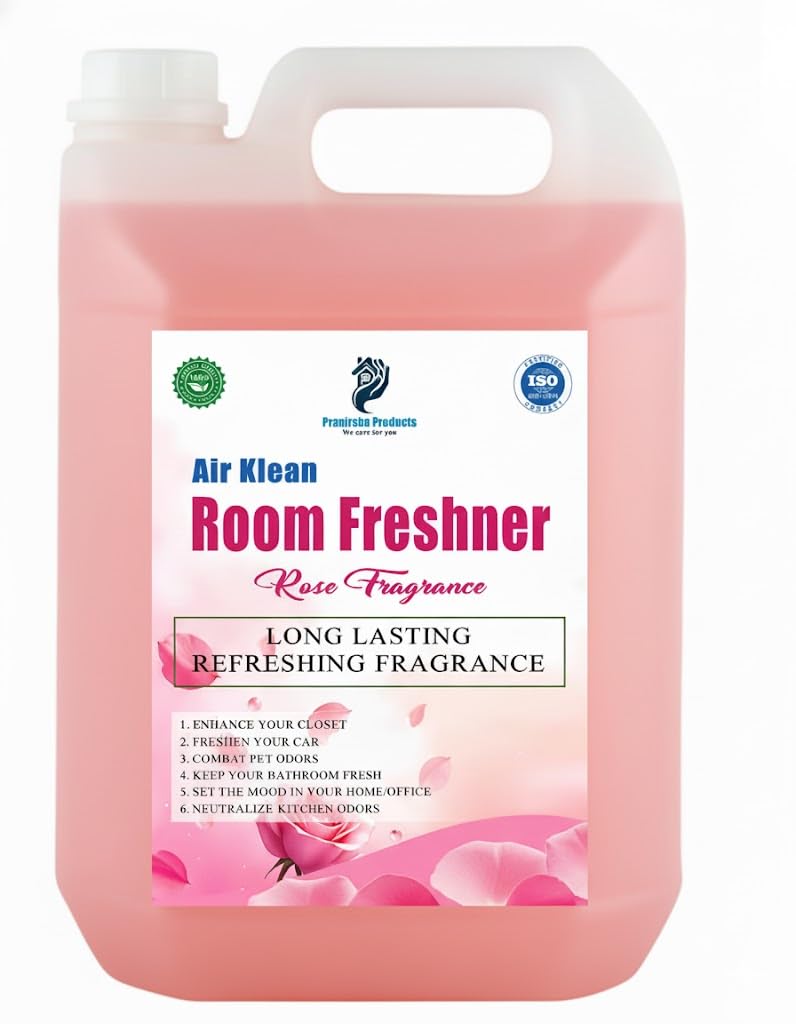 Air Klean Room Freshener 5 L| Rose Fragrance|Long Lasting Fragrance for Hotels, Offices, Restaurants & Home | Alcohol-Free | No Gas Spray-image-19