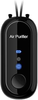 Purificador de aire portátil para colgar el cuello con iones negativos, limpiador personal sin cartucho para el hogar y viajes, batería de 700 mAh