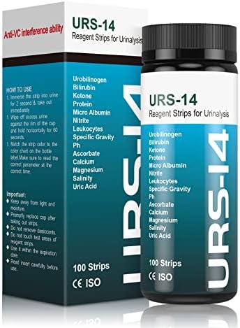 14 Parameter Urine Test Strips 100 Count