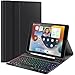 Produktbild LIBOZMKO Tastatur Hülle Kompatibel mit iPad 9. / 8. / 7. Generation (10,2 Zoll, 2021/2020/2019 Modell), QWERTZ Beleuchtete Magnetisch Abnehmbarer Tastatur mit TPU Hülle, Schwarz
