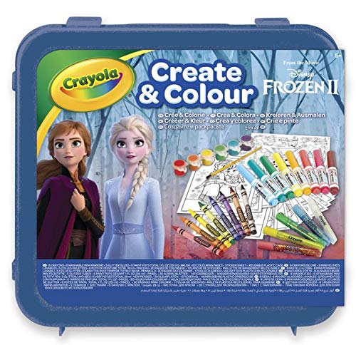 アナと雪の女王2 文房具 アートクラフトセット ステーショナリー 文房具 プレゼント 誕生日 お祝い 子供 鉛筆 クレヨン 絵具 [並行輸入品]