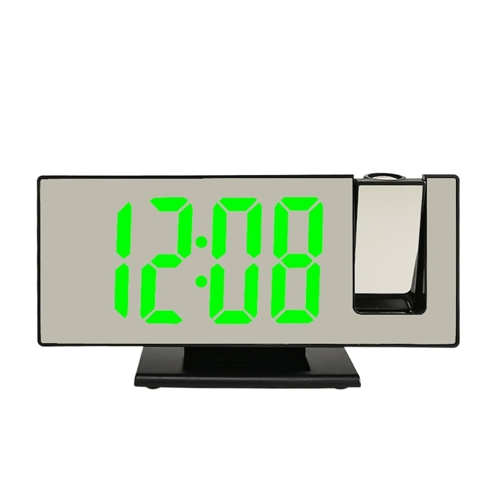 Reloj despertador con proyección para el dormitorio y mesa de escritorio eléctrica digital