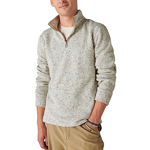 Lucky Brand Men's Los Feliz Half Zip Mockneck