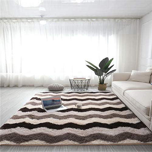 Rugs Living Room Large,Washable Grey Area Rugs for Bedroom, Anti Slip Modern Super Soft Thick Pile Small Fluffy Shaggy Rug Non Shedding,16,200 * 250cm — image 1