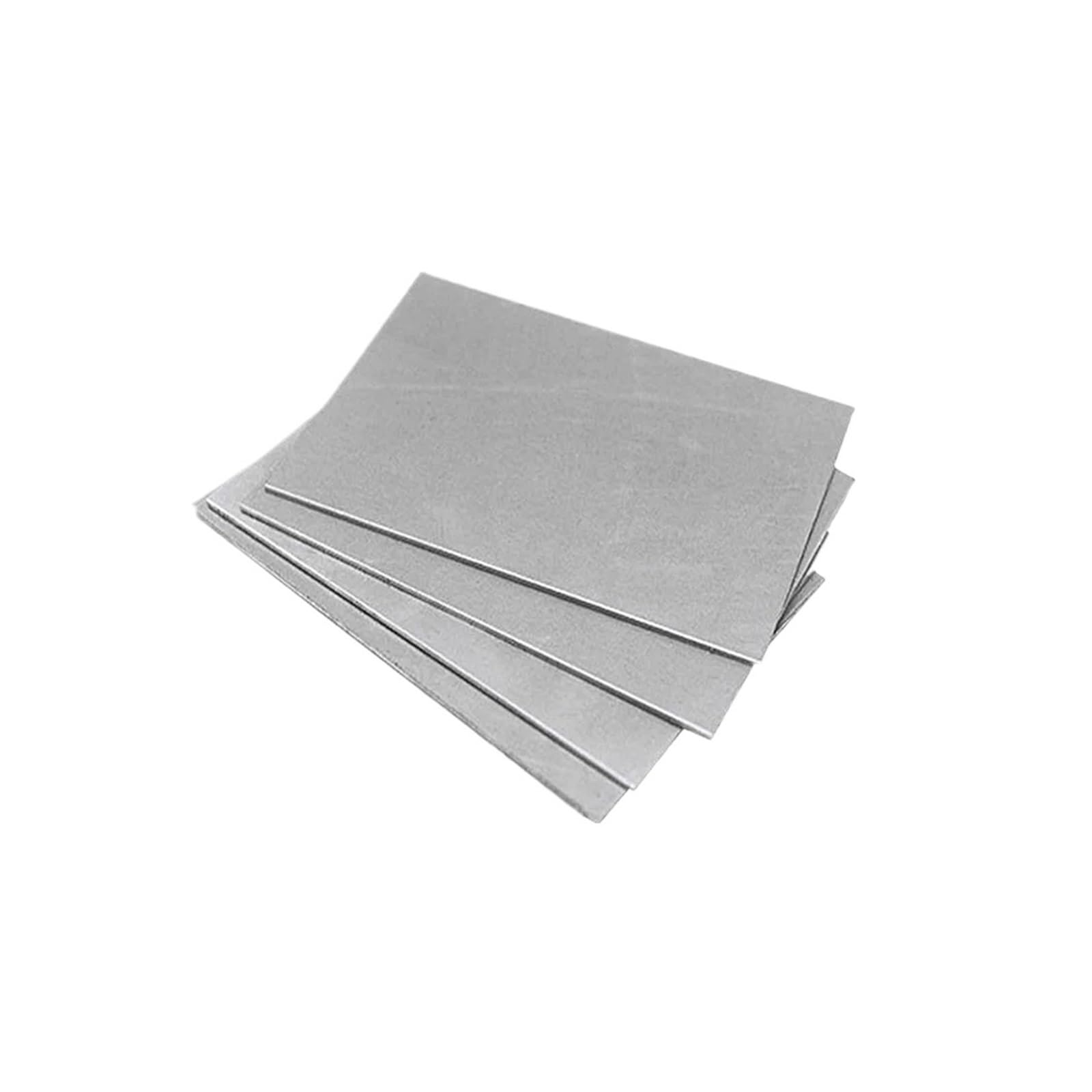Grubość tarczy ze stali nierdzewnej 201, kwadratowa blacha ze stali nierdzewnej (grubość 3 mm, 200 x 100 mm, 1 szt.)