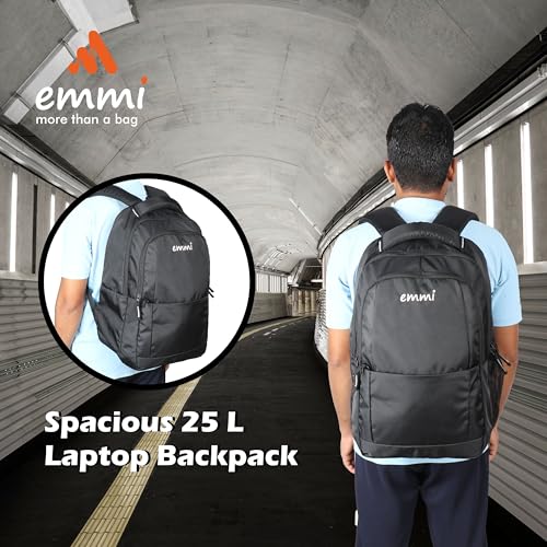 Image of Emmi Liver Laptop Backpack 25 L | Weekend Travel Bag For Men and Women | Carry On Bag For College and School Students | Water Repellent | 18 Months Warranty