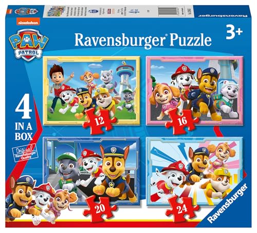 Ravensburger - Puzzle 4 en 1 évolutif - Pat'Patrouille