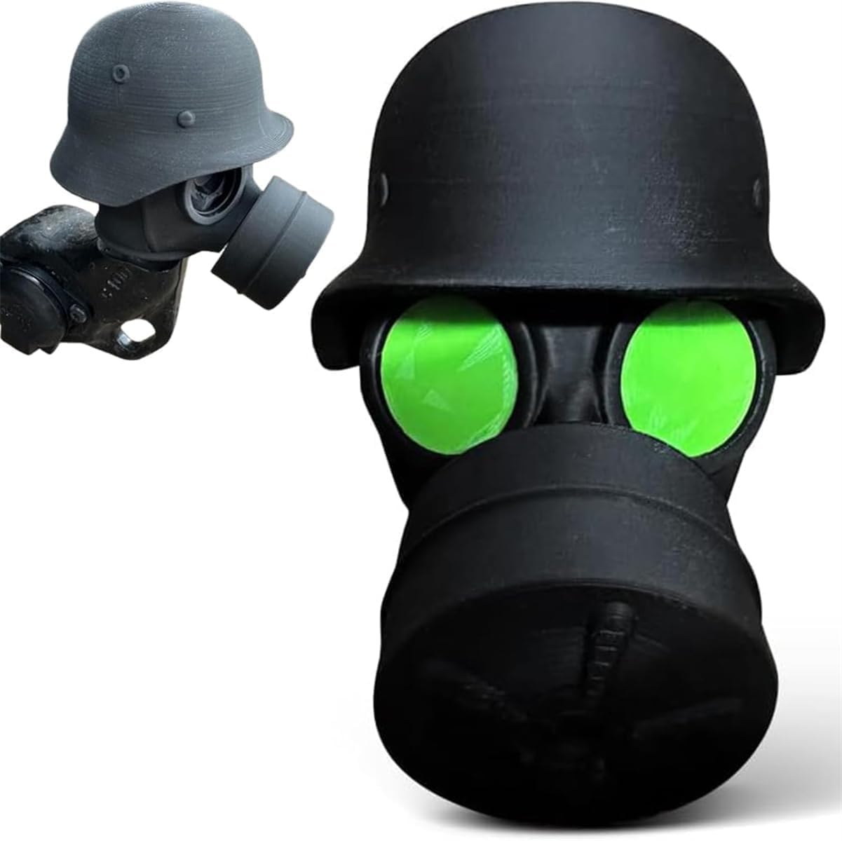 Lustige Gasmaske,Abdeckkappe für Anhängerkupplung,Helm, Anhängerkupplung, Anhänger, Nabenlager, Staubkappen, Schutzkappe für Anhängerkupplung, Universal-Steckerkappen für Deichselanhänger