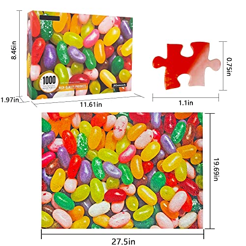 Jigsaw Puzzles 1000 Pieces For Adults Jelly Bean Candy Jigsaw Puzzles For Birthday Graduation Toys Gifts Home Wall Decor #TOP1