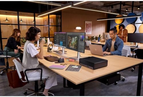 Image of HP Elite 805 G9 SFF Business Desktop Computer, AMD Ryzen 5 8500G, 32GB DDR5, 1TB PCIeSSD, Radeon 740M Graphics, Dual 4K Display Support, USB-C, HDMI, RJ-45, Wi-Fi, Wired KB & Mouse, Win11 Pro