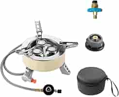 ★入手困難品★ Lindermann Hoverson ストーブ ダブルバーナー Amazon | キャンプ 登山用 バーナー オキャンプストーブ