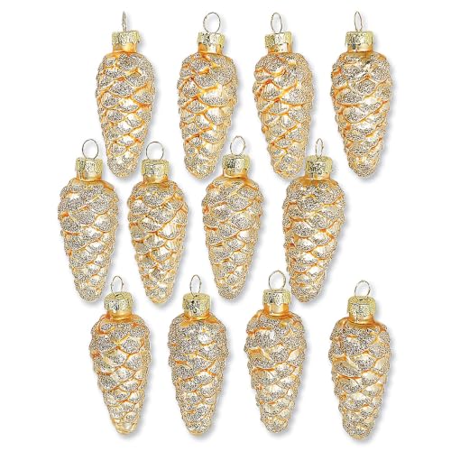 Lillian Vernon Holiday Glass Ornaments, | Pine...