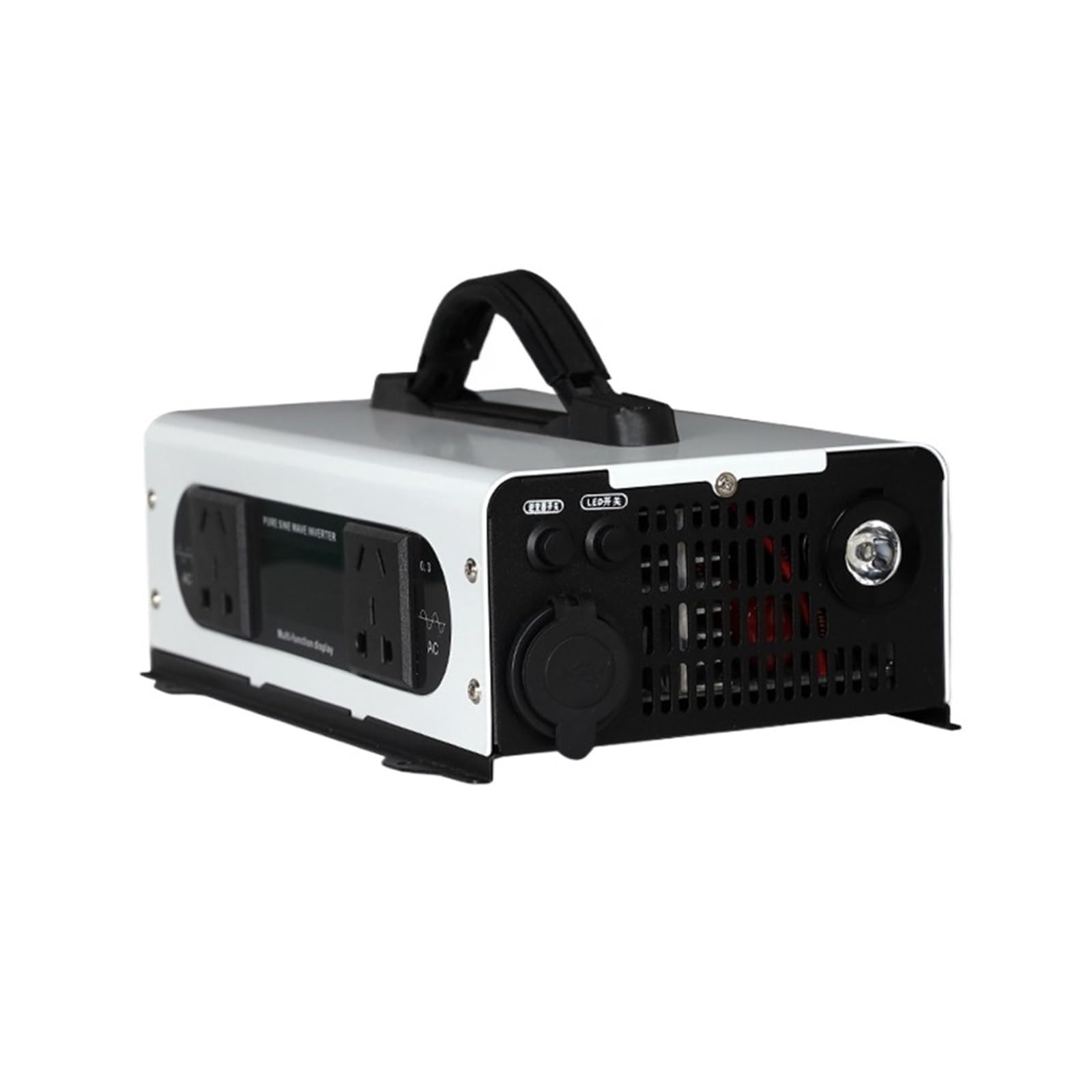 X-1550W Pure Sine Wave Inverter 110v 220v 3100W Power 12V 24V 48V 60V 72V Multifunctional Portable Mobile Power Converter ﻿(No Remote Control,60V_110V)
