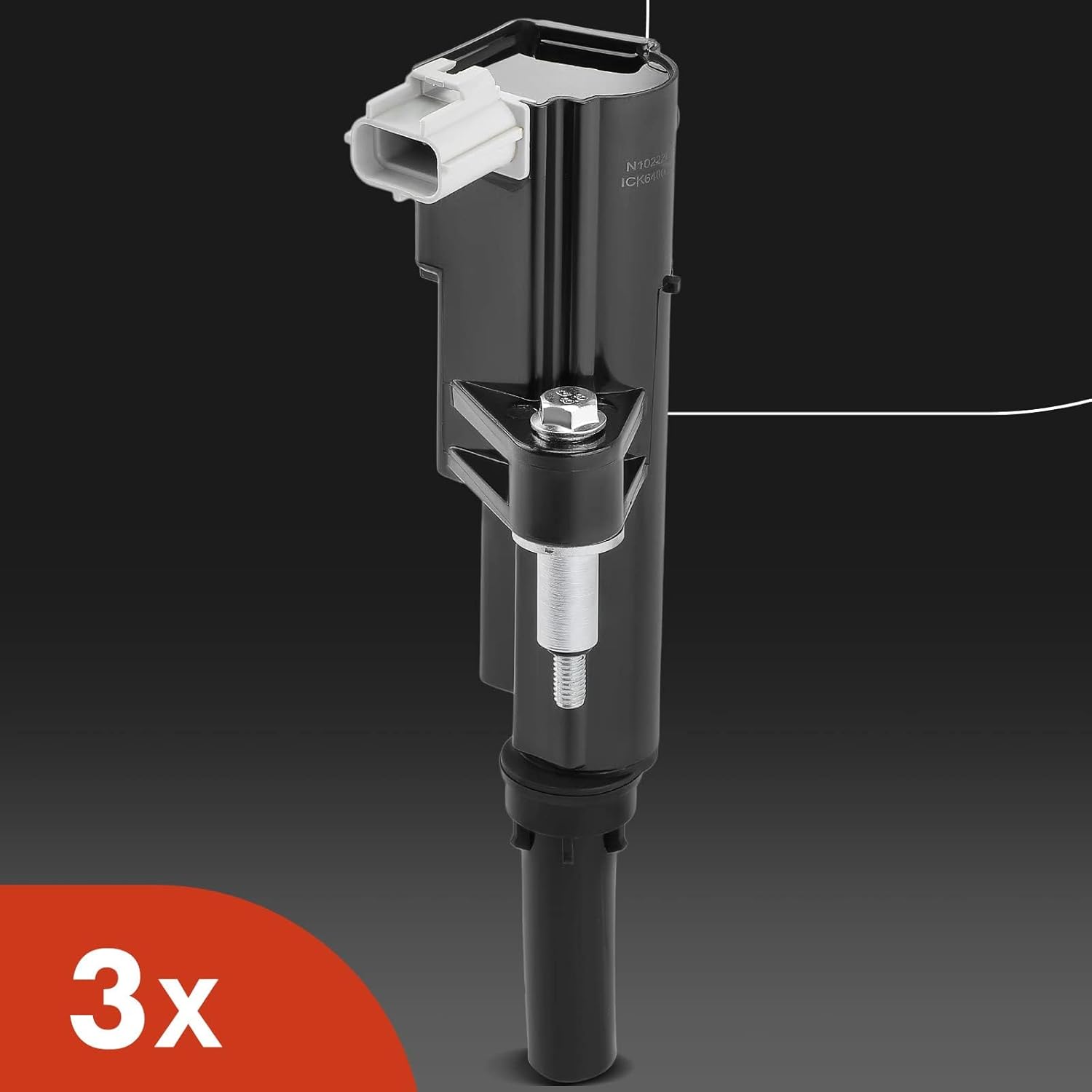 A-Premium Ignition Coils and Spark Plugs Kits Compatible with Ram 1500 2011-2012, Dakota 2011 & Jeep Grand Cherokee/Commander 2009-2010, Liberty & Dodge Durango, Nitro & Mitsubishi Raider 3-PC Set