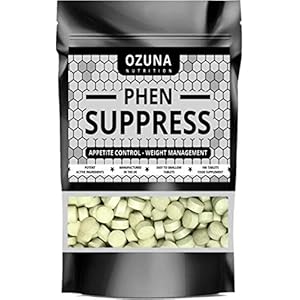 PHEN Suppress Appetite Suppressant – Max Strength Appetite Reducing Pills – Proven Formula – Weight Management Pills | 100 Tablets