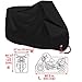 MONOJOY Motorcycle Cover Waterproof Motorbike Scooter Shelter Outdoor Dustproof All Weather Protection