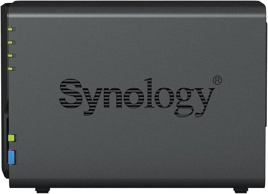 Synology DS223 2-Bay Diskstation NAS (Realtek RTD1619B Quad-Core 2GB Ram 1xRJ-45 1GbE LAN-Port) 8TB Bundle mit 2X 4TB Synology Plus-Serie HDDs