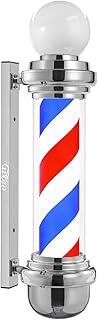 WDZD 35'' Silver Barber Pole Light