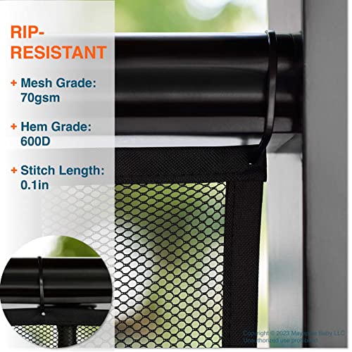 image for Roving Cove Stair Banister Guard 5ft x 3ft, Railing Safety Net for Bab