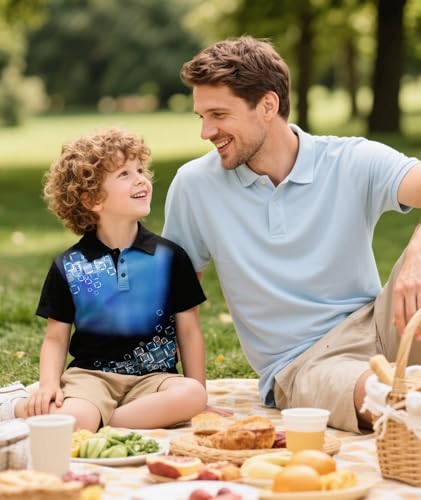 SECOOD Boys Short Sleeve Pique Polo Shirts Summer Casual Uniform Sport Tops for 6-16 Years4