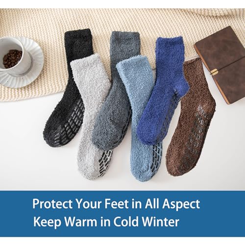Winter Fuzzy Socks Warm Non Slip Slipper Cozy Fluffy Socks Yoga Women Christmas2