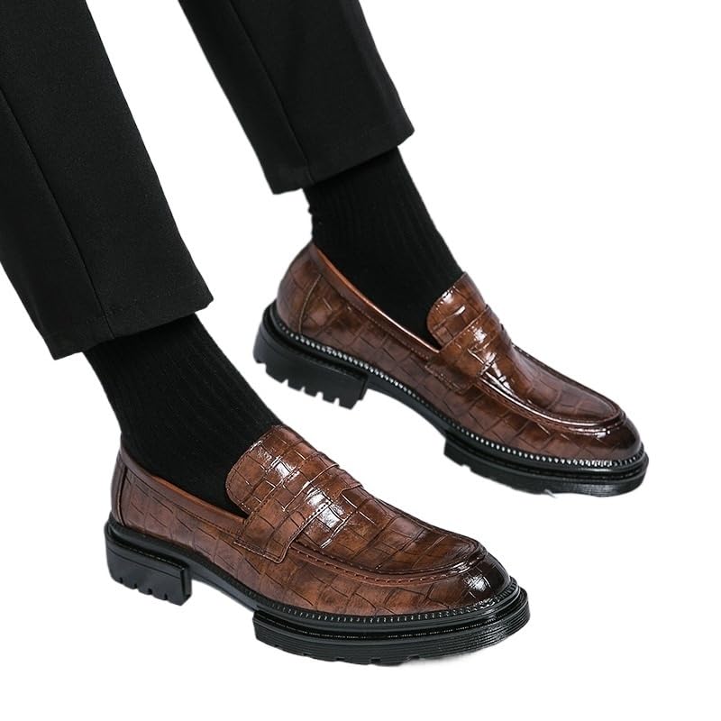 Slip-on Loafers Moc Toe Slip-on Suede Upper Travel Mens Non-Slip Outsole2