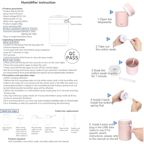 Image of Portable Mini Humidifier385