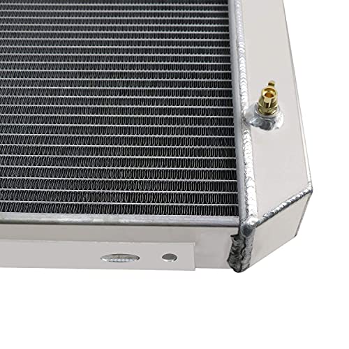 Cubauto 4 Row Aluminum Radiator For 1955-1957 Chevy Bel Air Nomad 210 150 V8 Engines 4 Core Automotive Radiator #TOP7