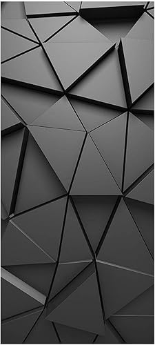 Vista 7 de Adhesivo mural de puerta 3D, autoadhesivo, extraíble, impermeable, mural de pared para puerta (tamaño: 35.4 x 78.7 in)