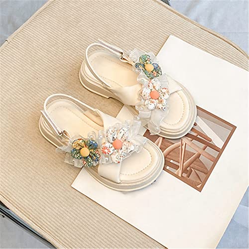 Toddler Walking Shoes Open Toe Light Weight Adjustable Straps Summer Toddler/Little Red Shoes for Kids Girls2