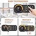 144 Keys Fireproof Key Cabinet, Anti-Theft Heavy Duty Key Lock Box with Key Tags, Adjustable Key Organizer Wall Safe with Combination Lock for Car Office House Garage Rental Business