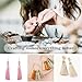 Creatrill 100 Pcs Pink Mini Tassels 13cm/5 Inch with Loops for Bookmarks, Jewelry Making, DIY Projects