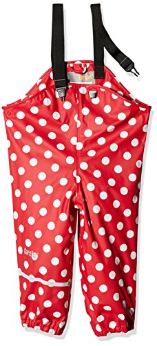 CareTec Kinder Regenlatzhose ungefüttert, Red (402), 128