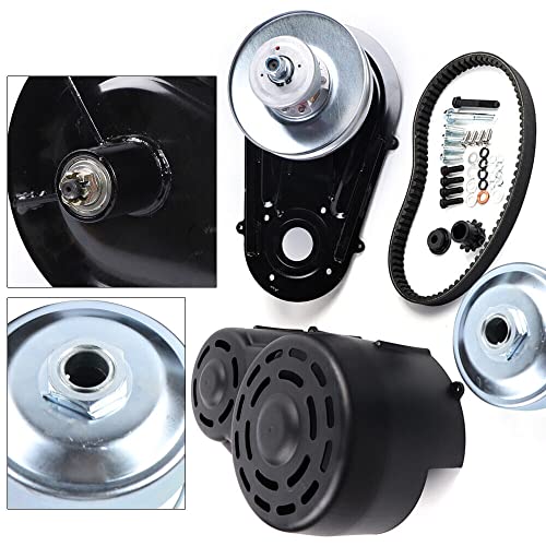 Go Kart Torque Converter Kit 40 Series Clutch Pulley Driver Drives for All 9HP-16HP Engines with 1” Straight Crankshaft and 1/4” Keyway