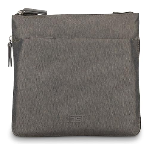Bolso bandolera JOST Bergen marrón topo, confección exclusiva de alta calidad