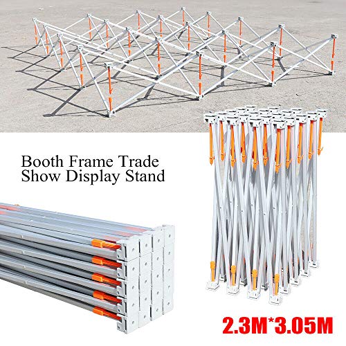 image for CNCEST Display Booth Frame,7.5x10FT Pop Up Stand Trade Show Display Bo