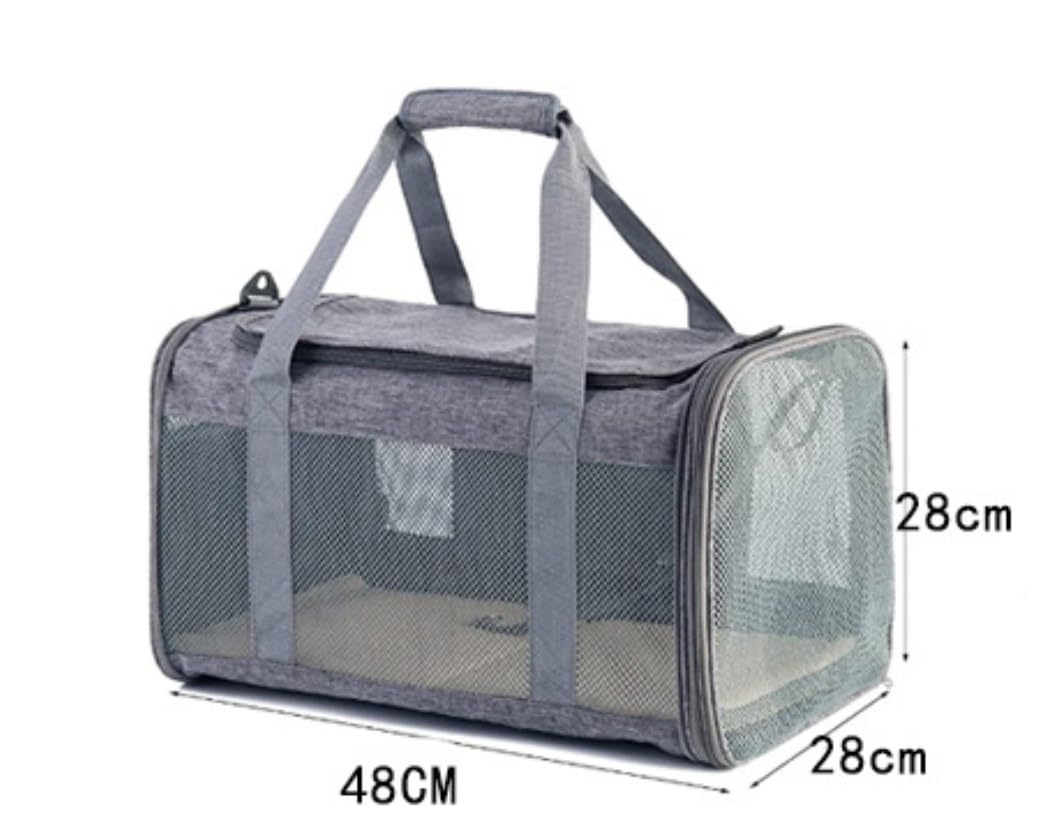 Rucksack Haustier-Tragetasche, Hunde-Reisetasche, Tragbarer Haustier-Ausflugsrucksack, Atmungsaktiv, Weiche Tragetaschen, Katzen-Tragetasche, Hund Haustier(B)