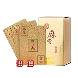 solitario mahjong juego Tamaño: longitud: 5,9 cm, altura: 8,9 cm.