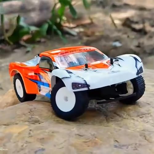 Serpent 1:24 Mini Spyder RC Car with Gyro, 1/24 Scale 2.4GHz Short Course Truck, All Terrain Off-Road Buggy RTR, High Performance with 1 Battery 1 USB Data Cable