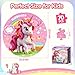 ZIZZ Unicorn Toy for Girls Kids - Best 70 Pieces Unicorn Floor Puzzle for Kids Age 3 4 5 6 7 8 Years Old Girls Learning & Educational Games Toys Toddlers Gifts for Birthday Christmas Party Activity