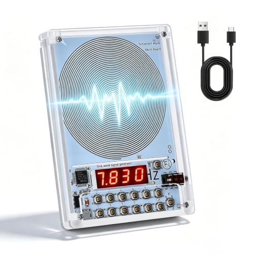 7.83Hz Schumann Waves Resonance Generator 0.01Hz-30000Hz Adjustable Sine Wave Resonance Generator Portable Frequency Generator Only Sine Wave Output