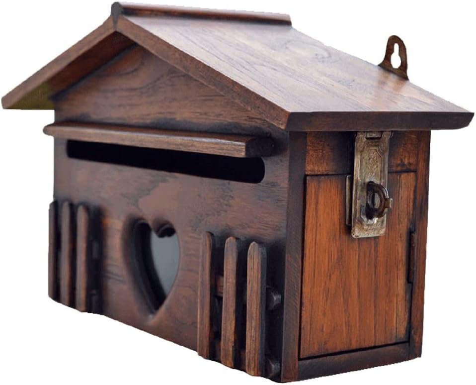 E-Mail - Letter Box Outdoor Villa Rainproof Home Wall Hanging Retro Mailbox