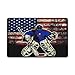 GAPWJNK American Flag Hockey Goalie Area Carpet Nonslip Rug Multi Scene Flannel Floor Mat 60x39 Fit Kitchen Living Room Kids Room Nursery Home Decor