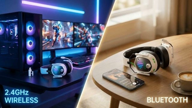 Amazon.com: VK81 Wireless Gaming Headset with Mic for PS5 PC