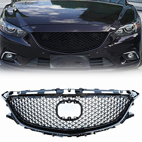 Grille de calandre pour Mazda 6 2014-2016 remplacer calandre usée style nid d'abeille